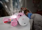 Fisher-Price, Uspokajacz Hipcio z projektorem, różowy, zabawka niemowlęca