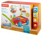 Fisher-Price, Wózek, ruchome klocki, zabawka interaktywna