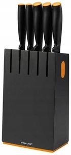Fiskars, Zestaw 5 noży w bloku Functional Form 1014190
