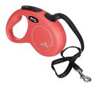 Flexi, New Classic, smycz, rozmiar S, linka, 5 m, do 12 kg, czerwony
