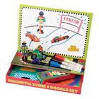 Floss & Rock, Auta, magnetyczna układanka i tablica do rysowania