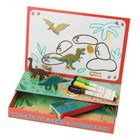 Floss & Rock, Dinozaury, magnetyczna układanka i tablica do rysowania