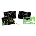 Floss & Rock, Dinozaury, zdrapywanka z rysikiem