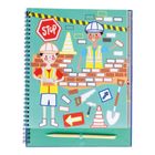 Floss & Rock, Na budowie, książeczka z błyszczącymi foliami do ozdabiania