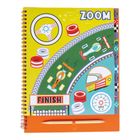 Floss & Rock, Samochody, książeczka z błyszczącymi foliami do ozdabiania