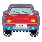 Floss & Rock, Samochody, puzzle, 12 elementów