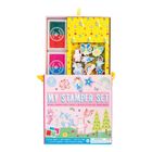 Floss & Rock, Tęczowe wróżki, zestaw kolorowych pieczątek i książeczka