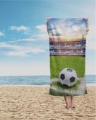Football, ręcznik plażowy, 70-140 cm