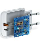 Forever Core, ładowarka sieciowa 2x Type-C PD+QC3.0 (20W) biała