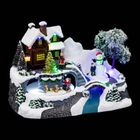 Fééric Lights and Christmas, miasteczko bożonarodzeniowe, scenka świąteczna z bałwanem