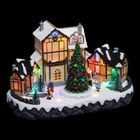 Fééric Lights and Christmas, szopka bożonarodzeniowa, kawiarenka, z oświetleniem led