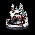 Fééric Lights and Christmas, szopka bożonarodzeniowa, kościółek, z oświetleniem led