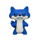 Fuggler, Suspicious Fox Blue, Munch Munch Green, Rabid Rabbit Green, Gaptooth Mcgoo Clue, figurki kolekcjonerskie, 4 szt.