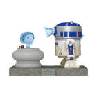 Funko Pop! Star Wars Deluxe: R2-D2 z hologramem Lei, figurka kolekcjonerska