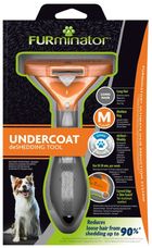 FURminator, szczotka dla psów długowłosych, Medium