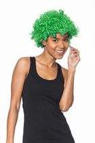 Gadget Master, peruka afro, zielona