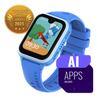 Garett, Kids Vibe AI, smartwatch 4G, niebieski