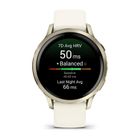 Garmin, Venu 4, smartwatch, 41 mm, Beige Lunar Gold Bone