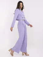 Garnitur damski, fioletowy, Italy Moda