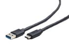 Gembird, kabel, USB Type-C(M)-AM 3.0, 1.8m, czarny