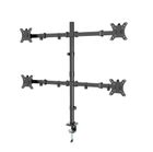 Gembird, regulowany uchwyt do 4 monitorów, 13”- 32”