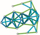 Geomag, Classic Recycled, konstrukcyjne klocki magnetyczne, 142 elementów