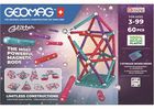 Geomag, Glitter Recycled, konstrukcyjne klocki magnetyczne, 60 elementów