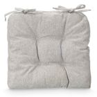 Giftdecor, poduszki na krzesło z pikowaniem i troczkami, 40-40 cm