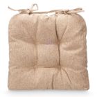 Giftdecor, poduszki na krzesło z pikowaniem i troczkami, 40-40 cm