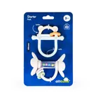 GiliGums, zestaw startowy: gryzak i grzechotka, kremowy