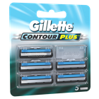 Gillette, Contour Plus, wymienne ostrza do maszynki do golenia, 5 szt.