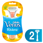 Gillette, Venus Riviera, maszynki jednorazowe do golenia, 2 szt.