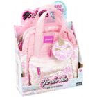 Girabrilla, plecak z portfelem, różowy