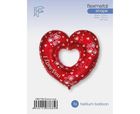 Godan, balon foliowy, serce i love you, 61 cm