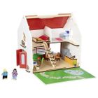 Goki, Eco House, przenośny domek dla lalek, zestaw z akcesoriami