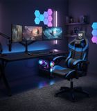 Gordon Trade, fotel gamingowy kubełkowy, regulowany, niebieski