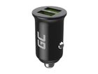 Green Cell, ładowarka samochodowa, GC PowerRide Nano36, 36W, 6A, 2xUSB-A