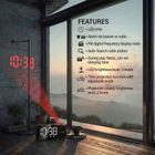 GreenBlue, radiobudzik cyfrowy LED z projektorem, USB, 5V, DC + CR2032 GB172