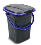 GreenBlue, toaleta turystyczna, czarno-granatowa, GB320BB