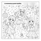 Gwiazdy k-pop. Super zespół. Kolorowanka