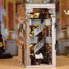 Habarri, Book Nook, Miniaturowy domek, Biblioteka Prawa, puzzle 3D, 550 elementó