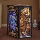Habarri, Book Nook, Miniaturowy domek, Pracownia alchemika, puzzle 3D, 350 elementów