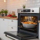 Hage, emaliowana brytfanna, żeliwna, szara, 6l