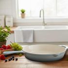 Hage, emaliowana patelnia, żeliwna, sea salt, 26 cm