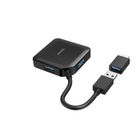 Hama, hub USB, 4 porty USB 3.2, gen1 5 gbit/s, z adapterem USB-C