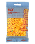 Hama, midi koraliki do prasowania, żółty 1000 szt.