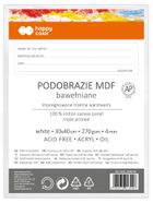 Happy Color, podobrazie bawełniane, impregnowane białe, MDF, 4 mm, 30-40 cm