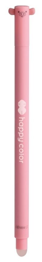 Happy Color, Uszaki, długopis wymazywalny, niebieski, 0,5 mm, 1 szt.