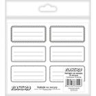 Hasta, Titanum Craft-fun Series, naklejki na zeszyt/etykiety, biało-czarne