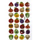 Hasta, Titanum Craft-fun Series, naklejki wypukłe, emotikony owoce warzywa